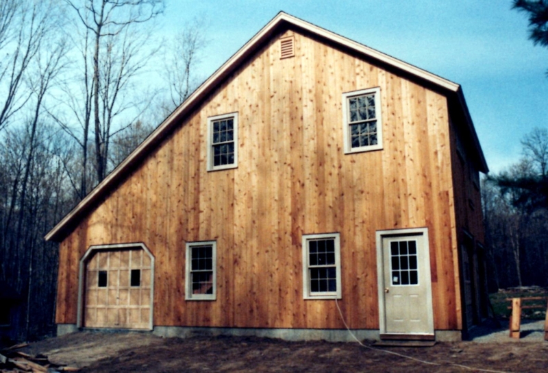 New Barn Construction - Killingworth, Connecticut